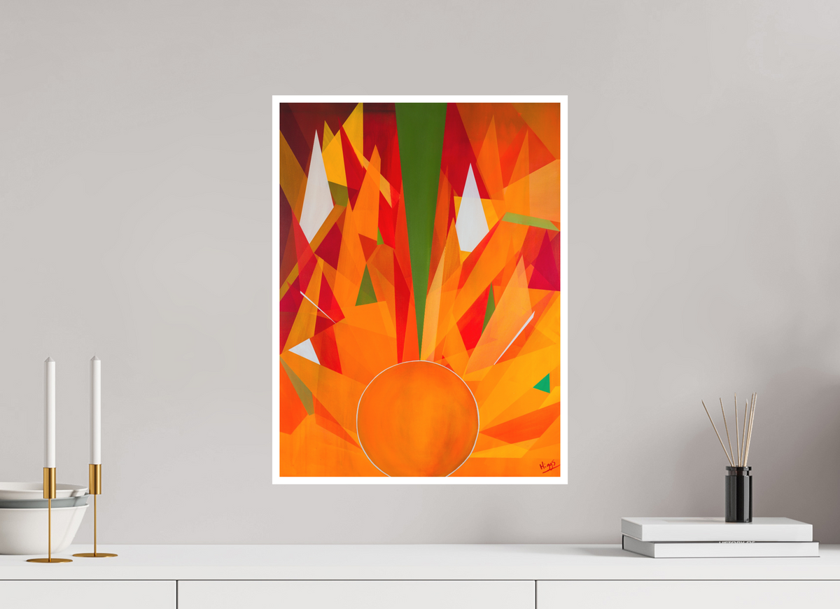 15 x 20″, Print option 1 Sols Paned Mosaic