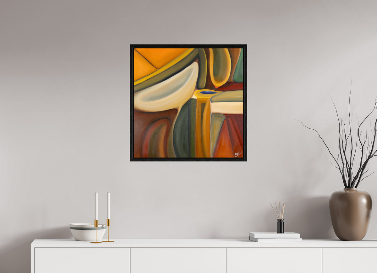 25 x 25″, Floater Frame Dvořák Symphony number 10 in LSD Minor