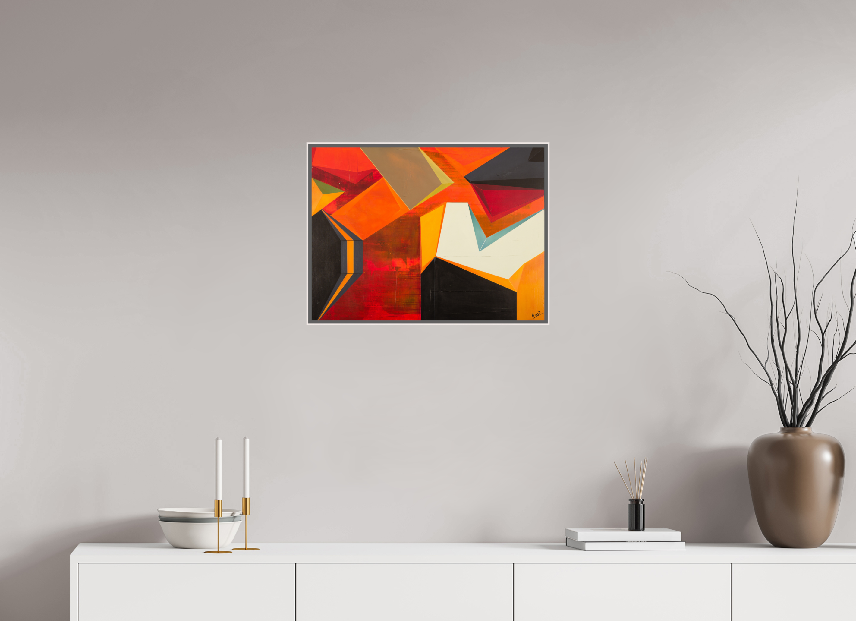 24 x 18″, wood Artbox Improvised Incursions