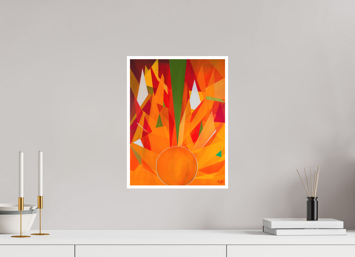 12 x 16″, Print option 1 Sols Paned Mosaic