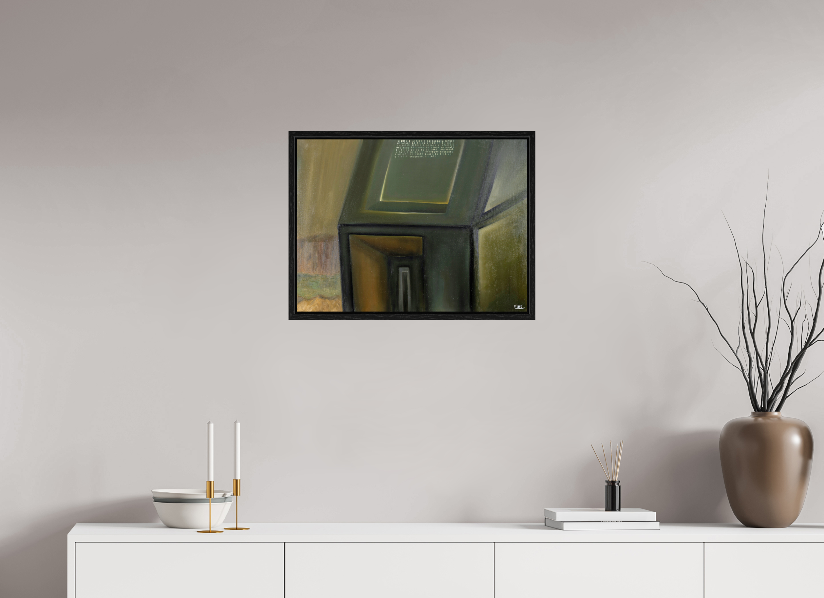 24 x 18″, Floater Frame No Kings No Tyrants No AI Lords