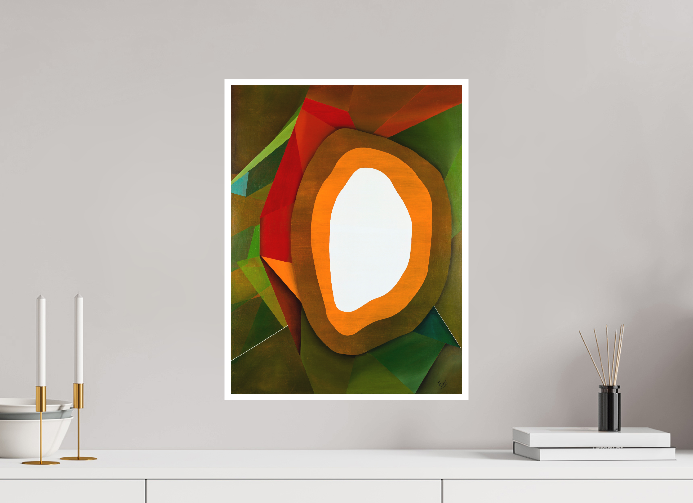 15 x 20″, Print option 1 Celestial Mirror