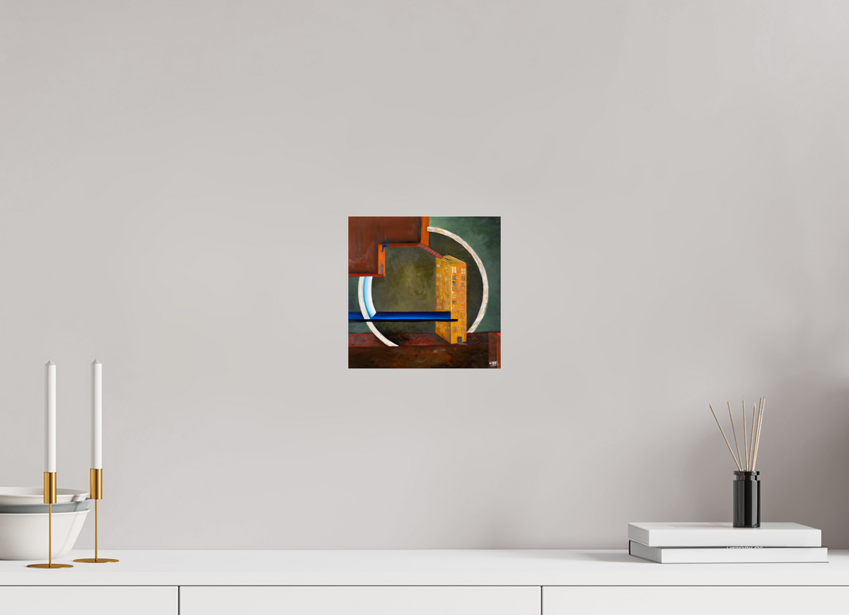 8 x 8″, Photo Print Under Acrylic Glass The Lovers Way Station