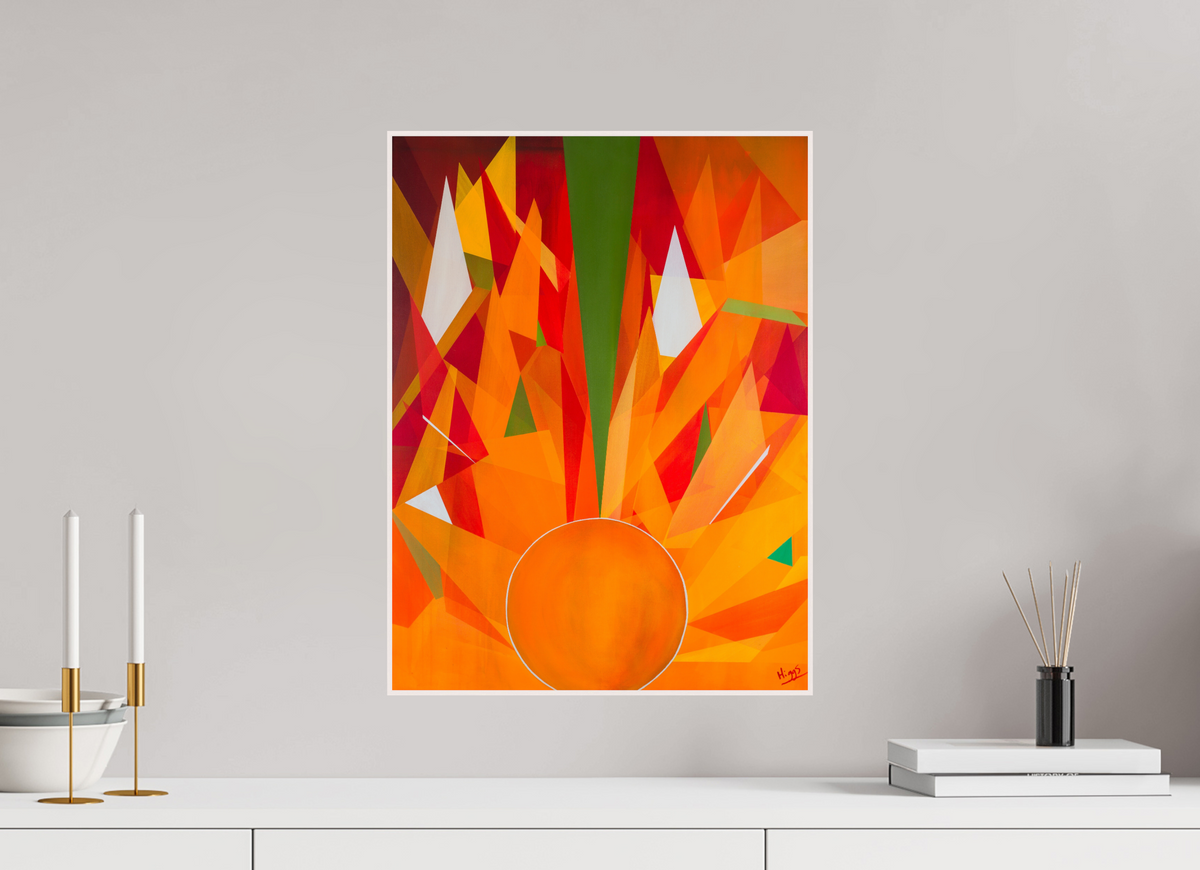 15 x 20″, wood Artbox Sols Paned Mosaic