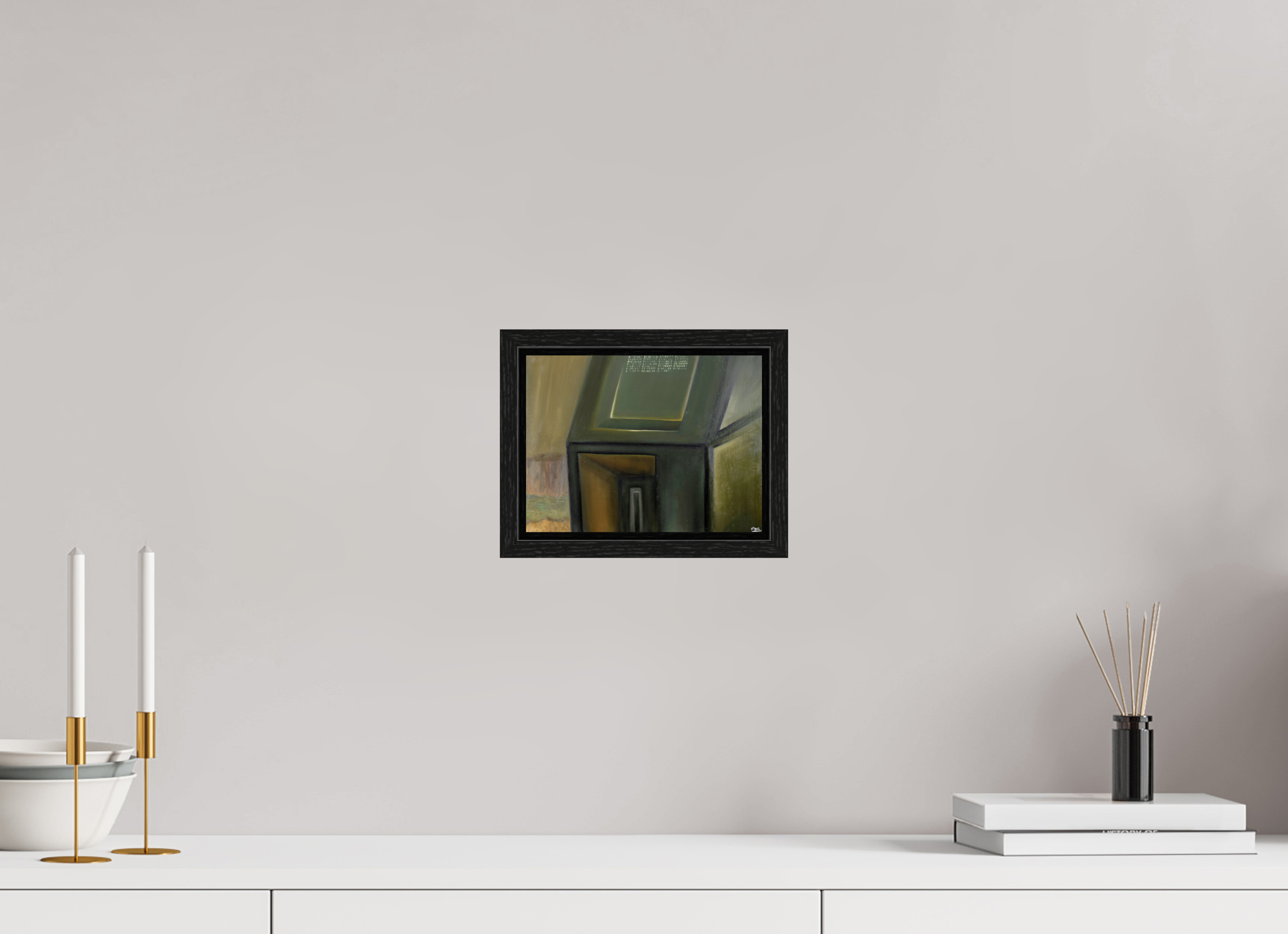 8 x 6″, Floater Frame No Kings No Tyrants No AI Lords