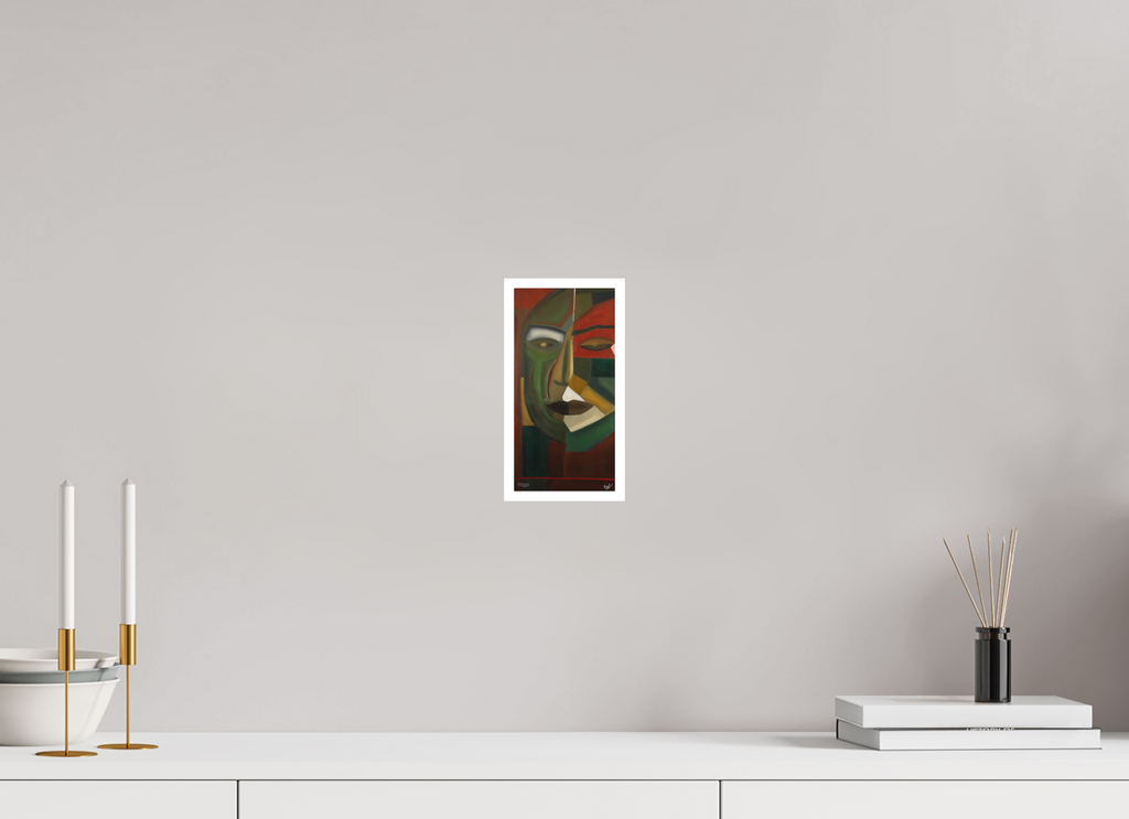 4 x 8.1″, Print option 1 King Fu Kenny's Big Face Buddha