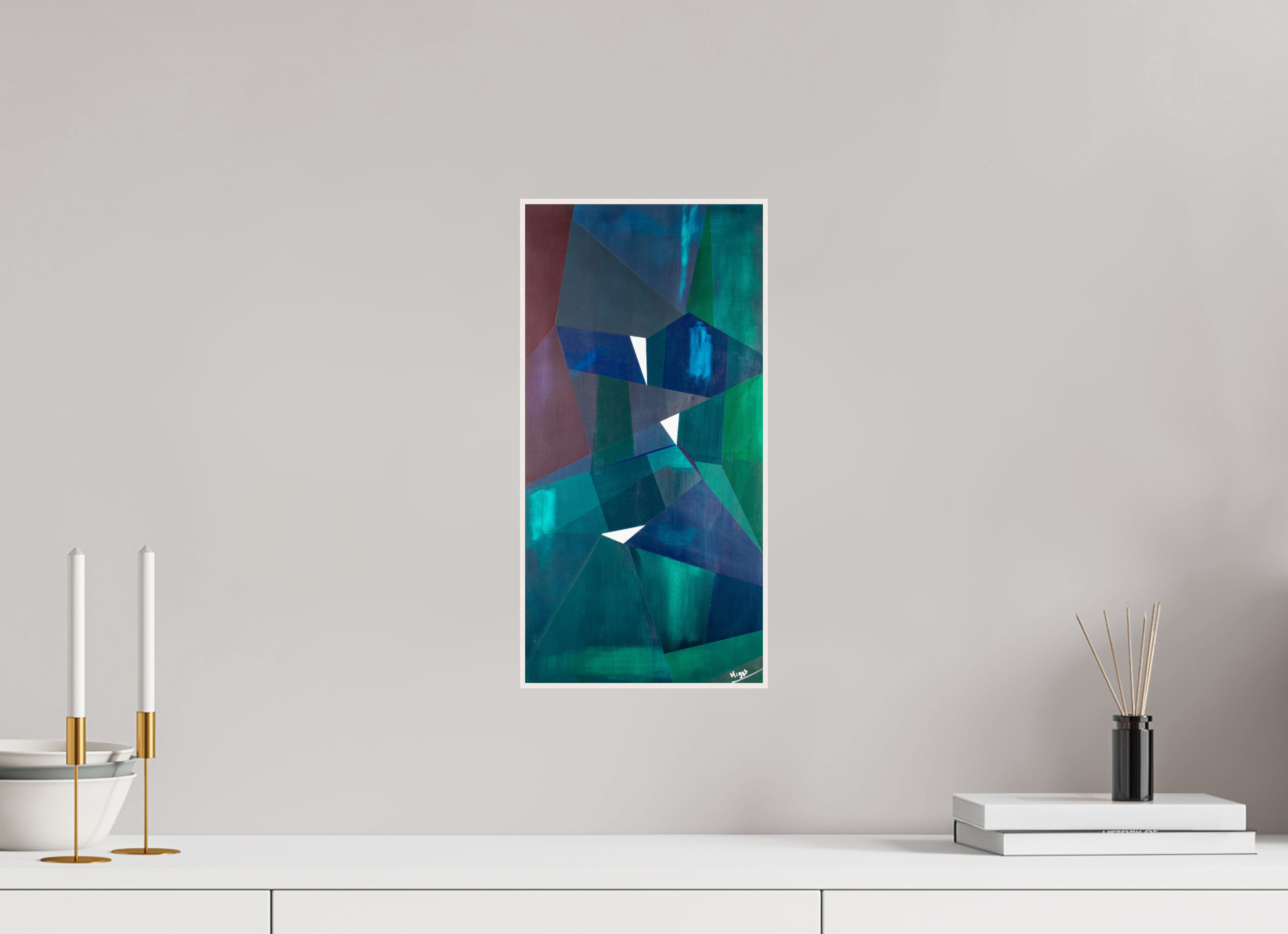 8 x 16.1″, wood Artbox Island Nights
