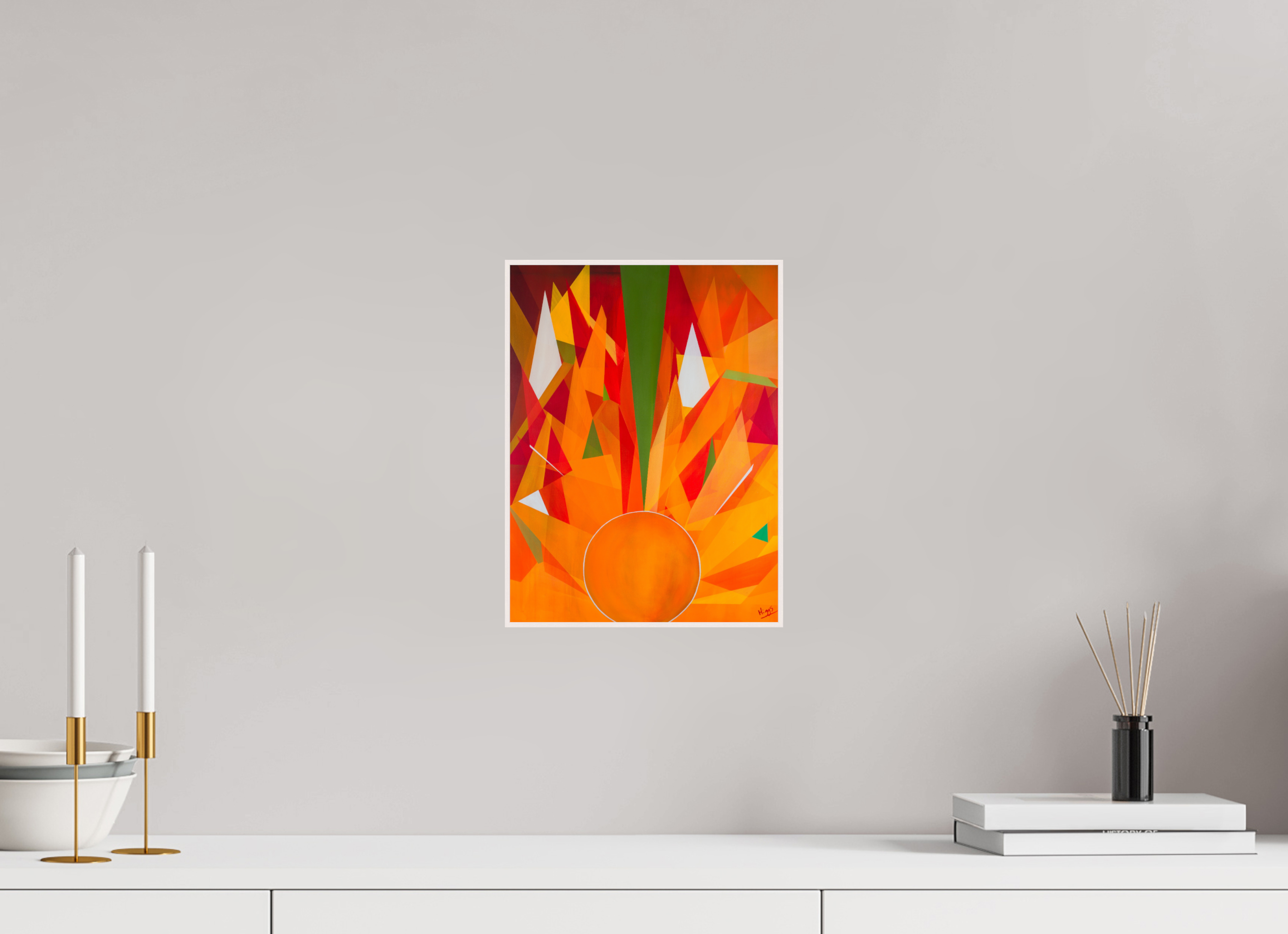 9 x 12″, wood Artbox Sols Paned Mosaic