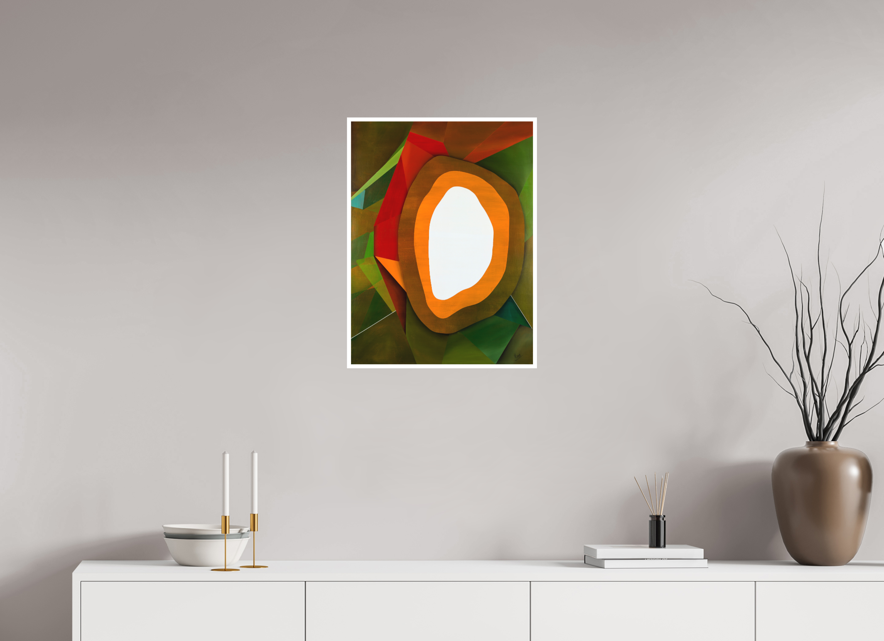 18 x 24″, Print option 1 Celestial Mirror