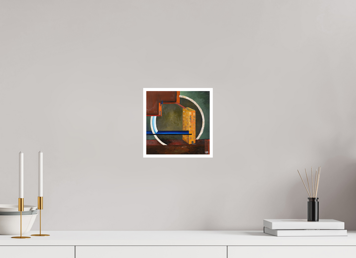 8 x 8″, Print option 1 The Lovers Way Station