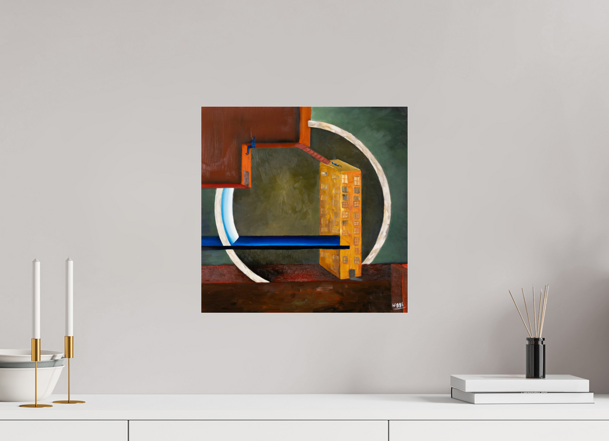 15 x 15″, Photo Print Under Acrylic Glass The Lovers Way Station