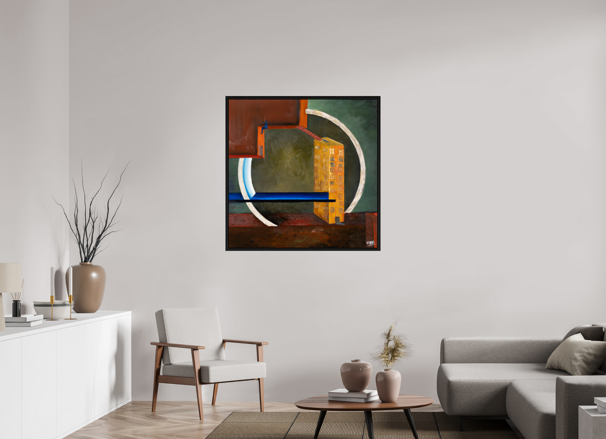 40 x 40″, Floater Frame The Lovers Way Station