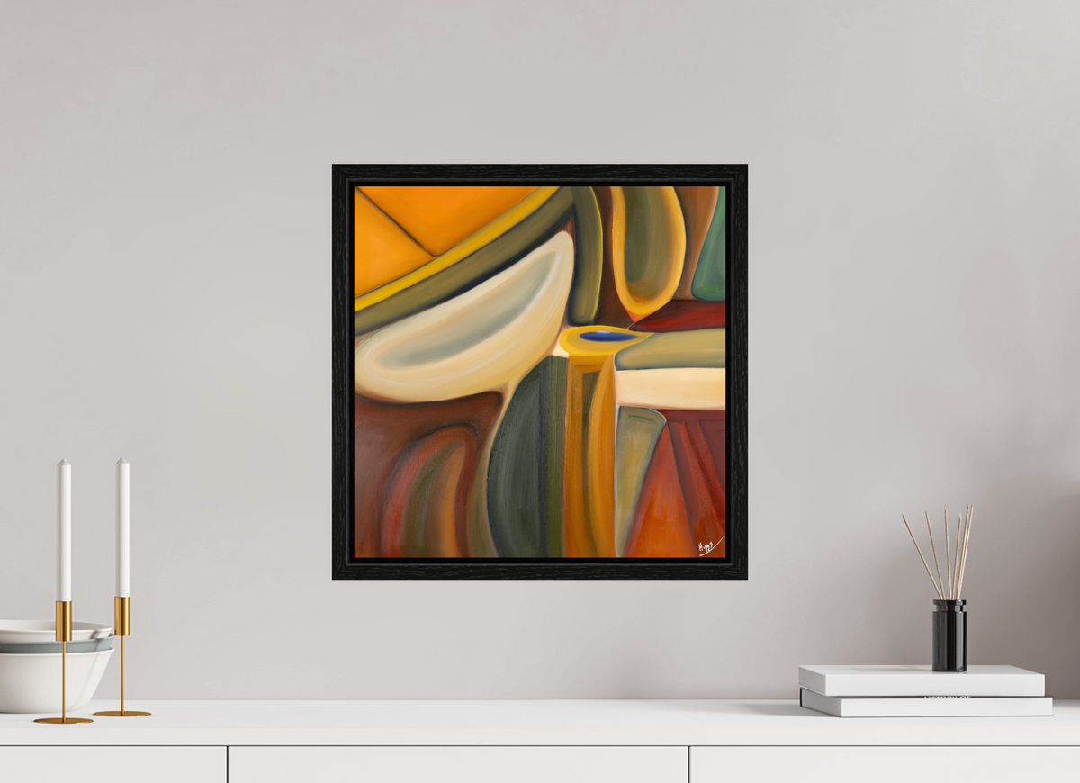 15 x 15″, Floater Frame Dvořák Symphony number 10 in LSD Minor