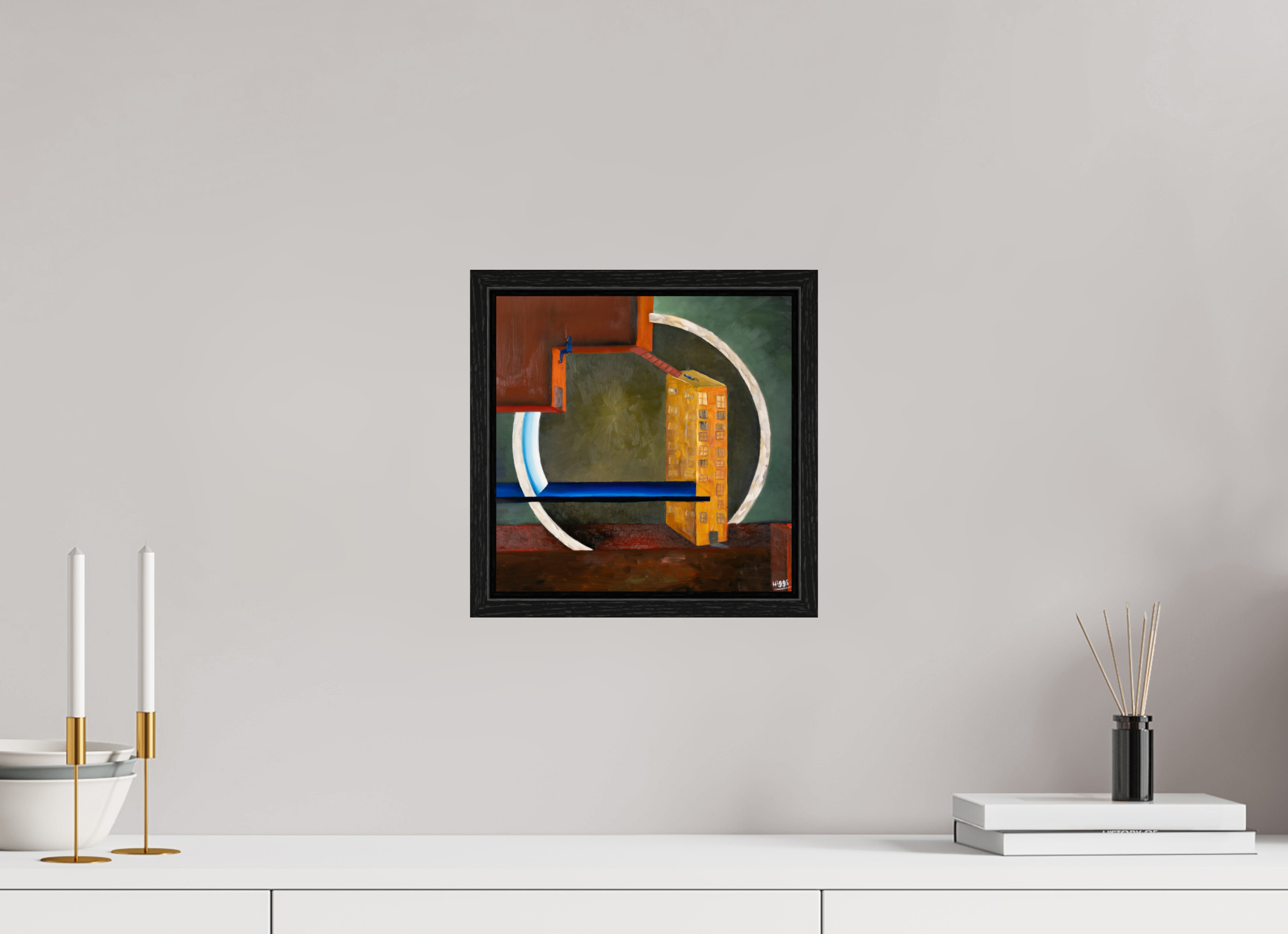10 x 10″, Floater Frame The Lovers Way Station