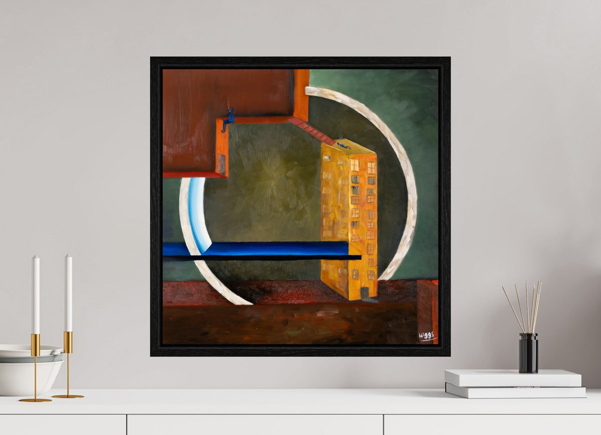20 x 20″, Floater Frame The Lovers Way Station