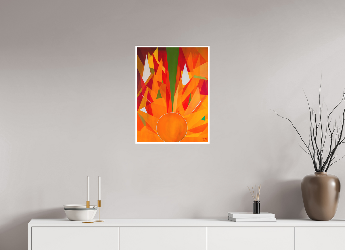 18 x 24″, Print option 1 Sols Paned Mosaic