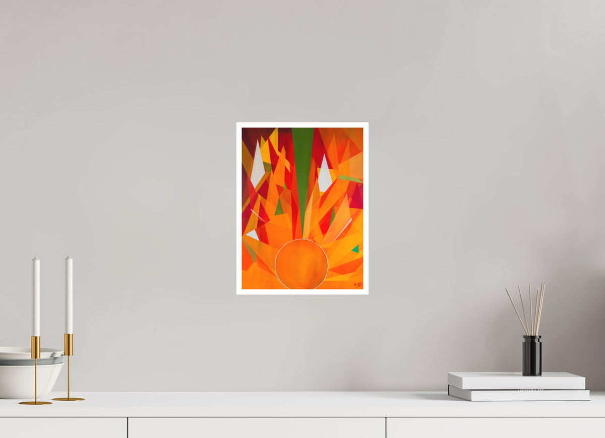 9 x 12″, Print option 1 Sols Paned Mosaic
