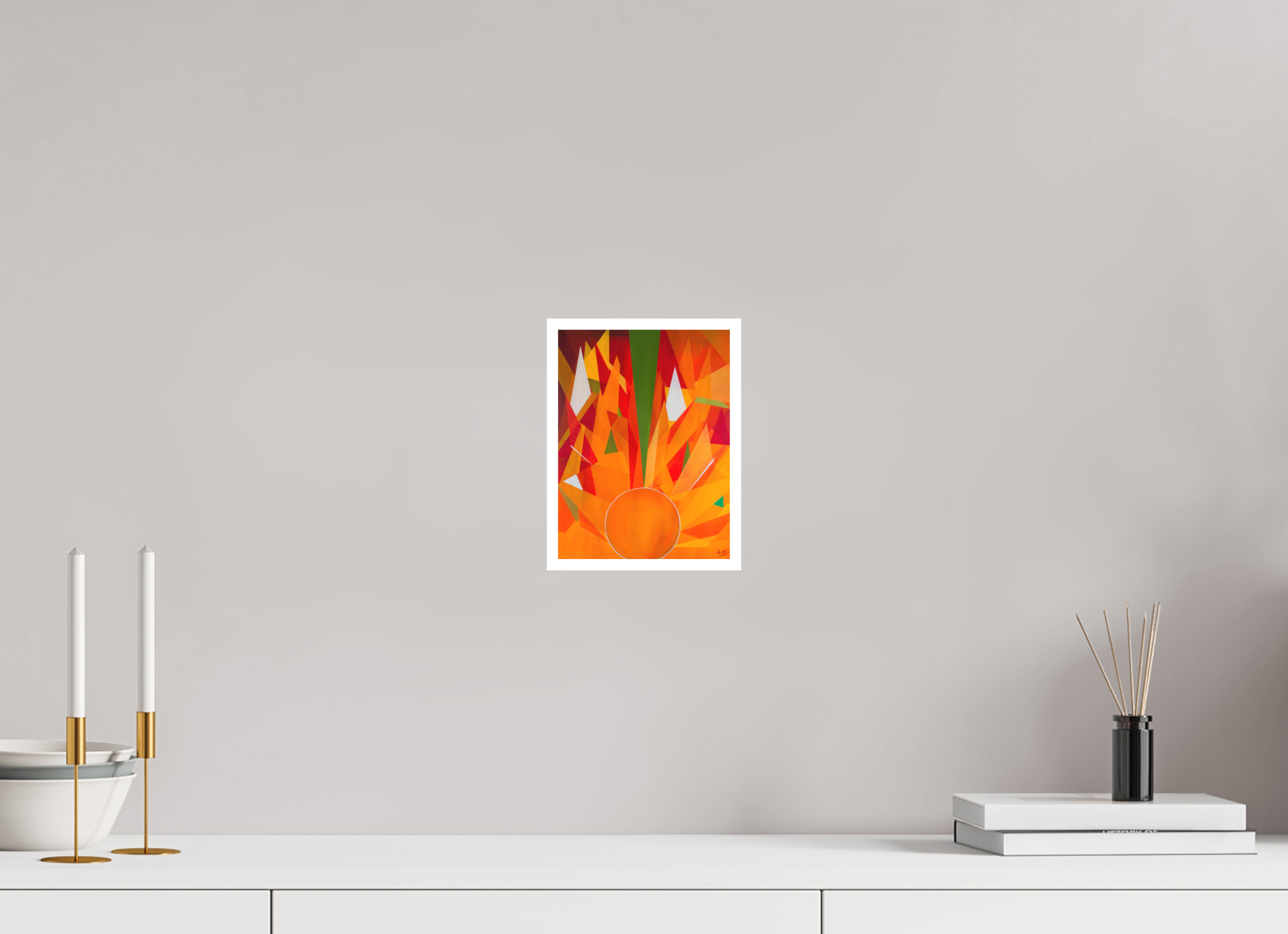 6 x 8″, Print option 1 Sols Paned Mosaic