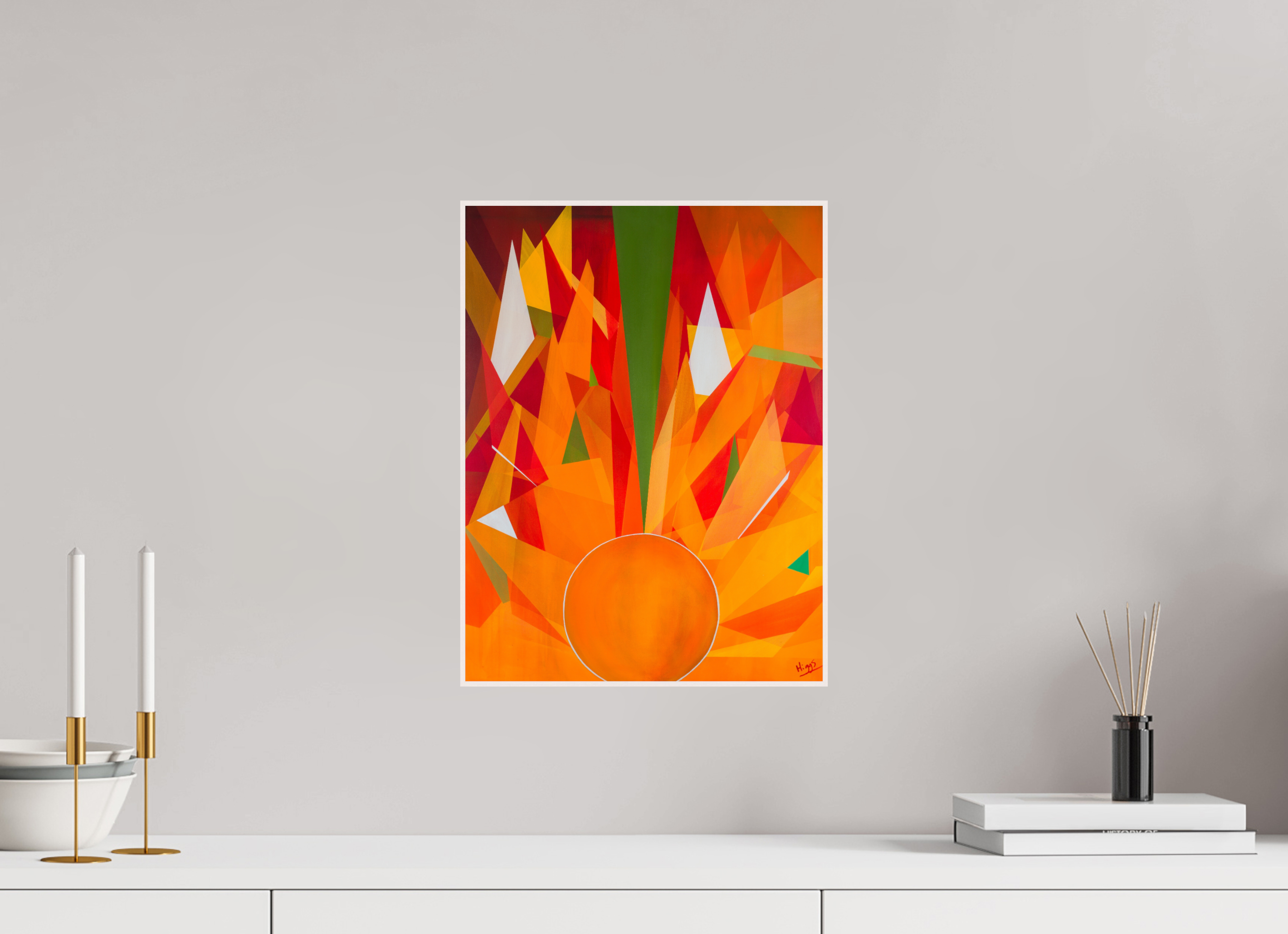 12 x 16″, wood Artbox Sols Paned Mosaic